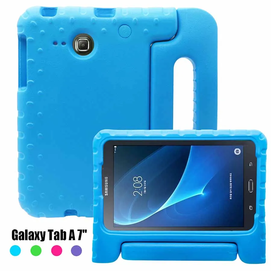 Детский противоударный чехол для samsung Galaxy Tab A, 7,0 дюймов, T280, T285, SM-T280, безопасный детский чехол для планшета из пены EVA, чехол с ручкой и подставкой
