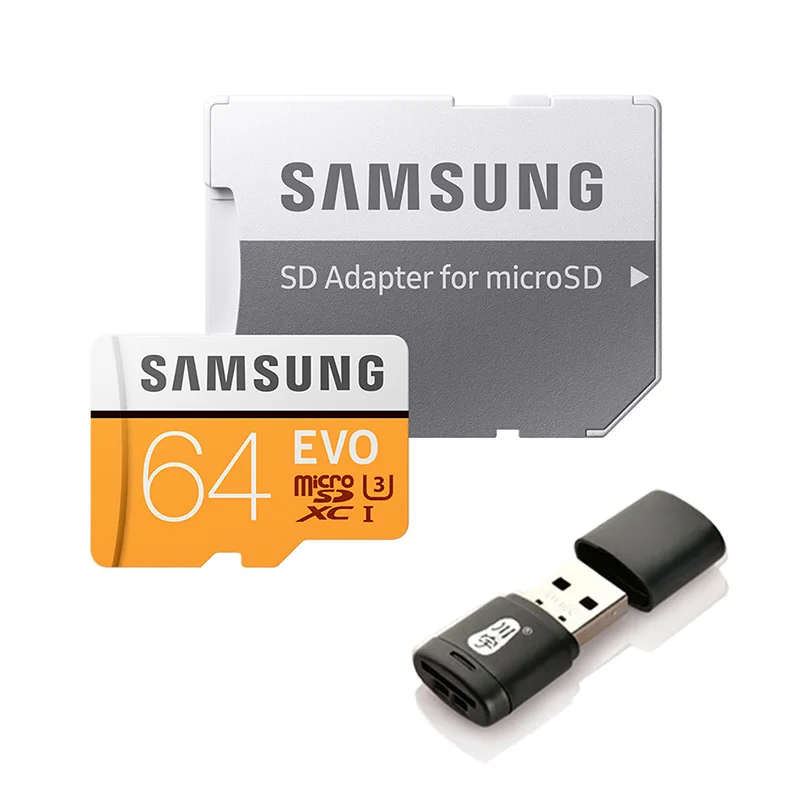 Карта памяти SAMSUNG EVO 32 64 128 Гб Micro SD 128 ГБ 32 ГБ 64 Гб 256 ГБ 512 Гб Micro SD карта SD/TF флэш-карта microSD carte для телефона - Емкость: MB-MP64G-KT5-C286