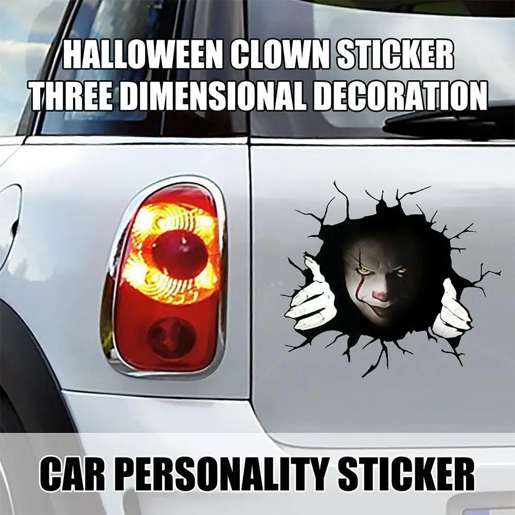 Наклейки на автомобиль в стиле клоуна Джокера аксессуары для наклеек виниловые