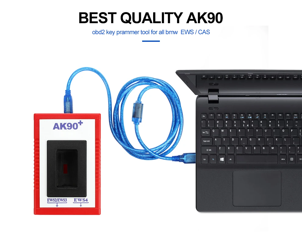 AK90 Plus для BMW V3.19 + OBD2 автомобильный ключевой программист EWS с 1995 2009 Бесплатная