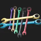 Комбинированный метрический ключ с храповым механизмом 8101213141719 мм