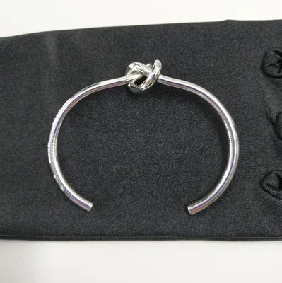 Золотистый Узел Любовь жемчуг стразы инкрустация Шарм дизайнерский браслет