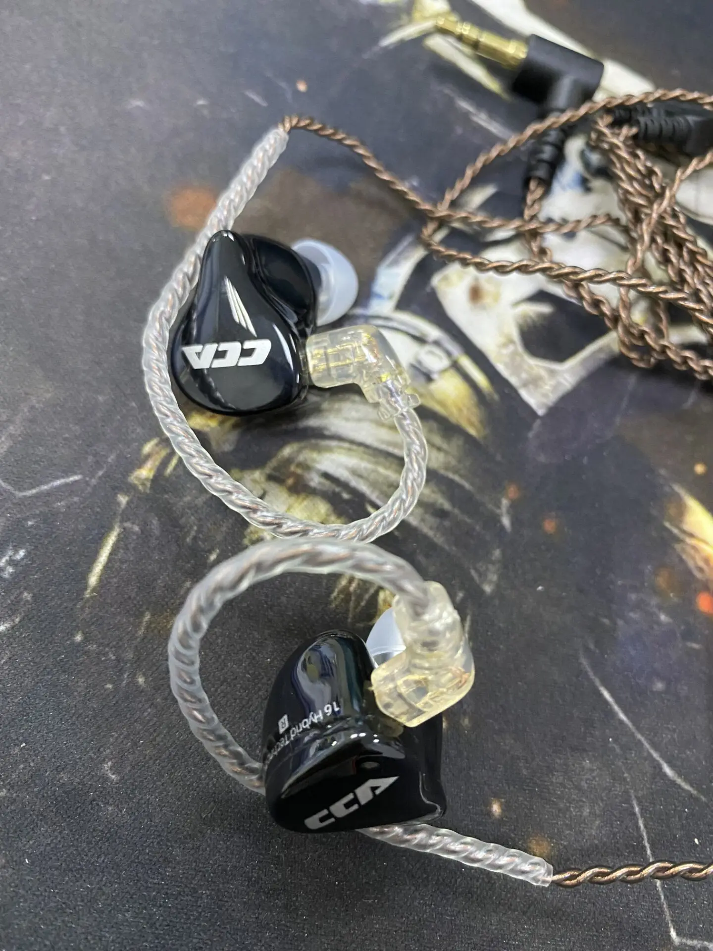 CCA CA16 7BA + 1DD гибридные Hi Fi наушники вкладыши с монитором спортивные