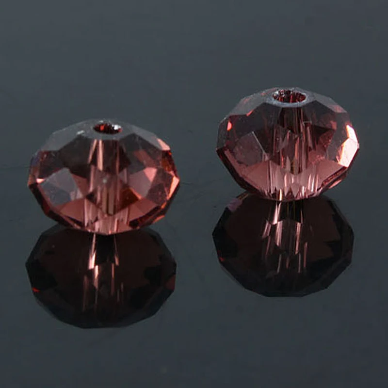 Австрийские хрустальные бусины Rondelle граненые стеклянные разделители для