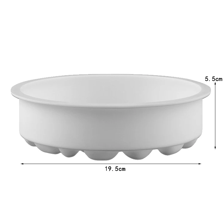 9 дюймовые круглые силиконовые формы мусс модель брусчатка для выпечки тортов и