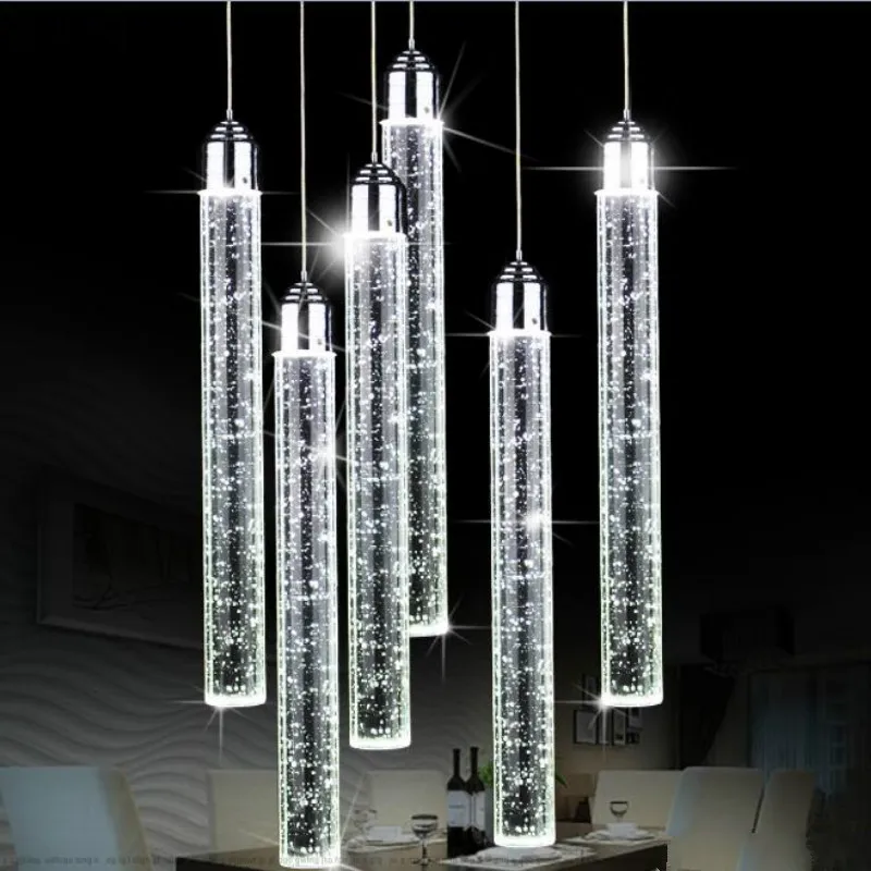 

LED restaurant modern minimalist creative hanging lamp living room bedchamber refectory crystal chandelier YHJ121601