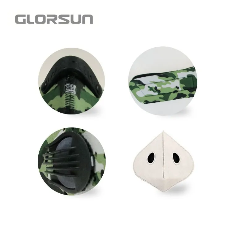 GLORSUN на заказ неопрен n99 пыль pm2.5 рот велосипед Велоспорт Мотоцикл маска Активированный уголь Пыленепроницаемая маска для лица