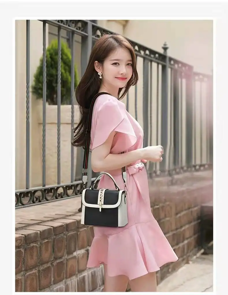 

The New Female Bag Korean Style Fashion All-Match One-Shoulder Messenger Handbag