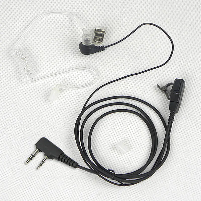 XQF 10 шт. Air трубчатые наушники гарнитура с микрофоном PTT для Kenwood Baofeng UV5R