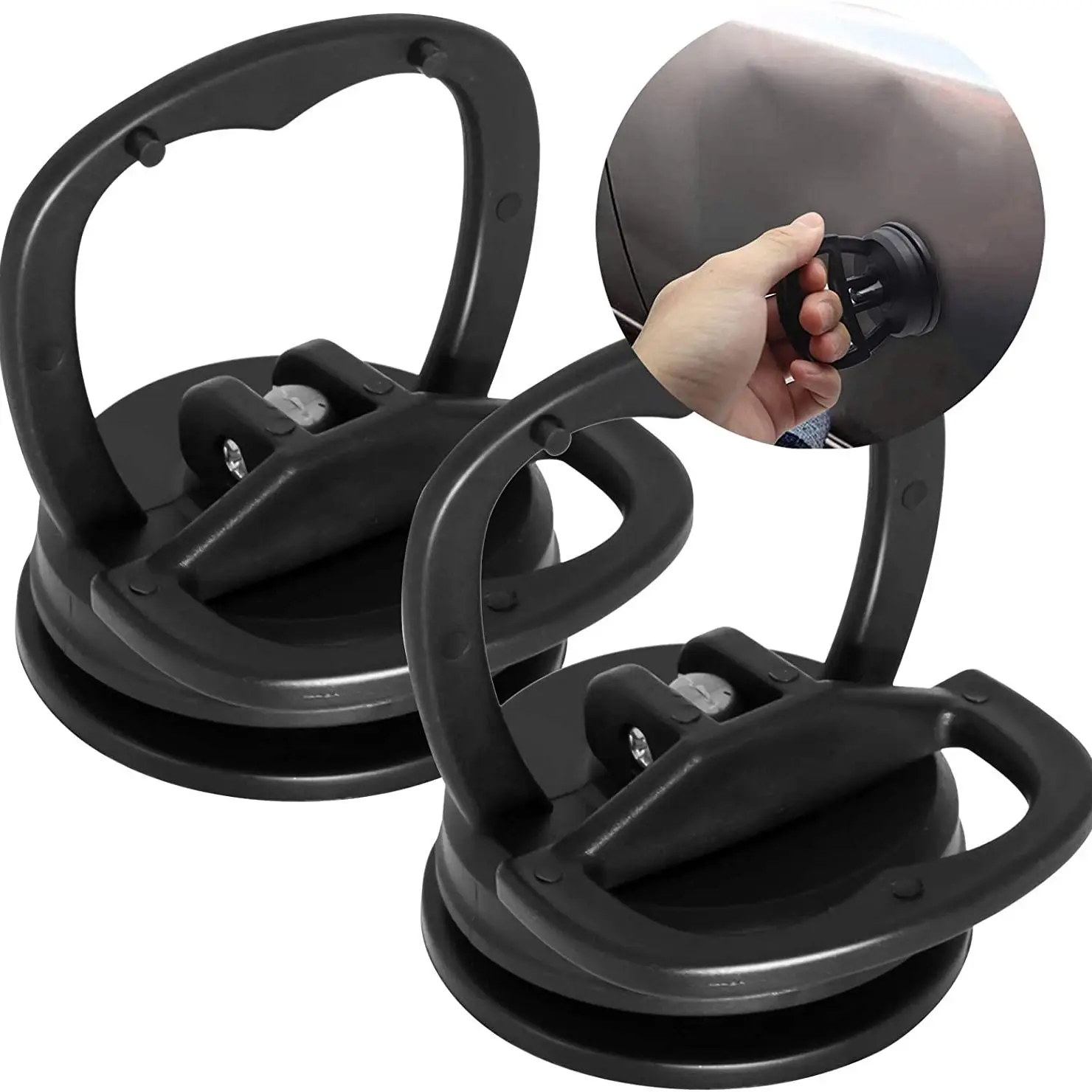 

CARDUTIFUL Car Dent Removal Tools 2 Pack, Powerful Suction Cup Dent Puller, Glass, Screen, Tiles, Mirror & Objects Moving