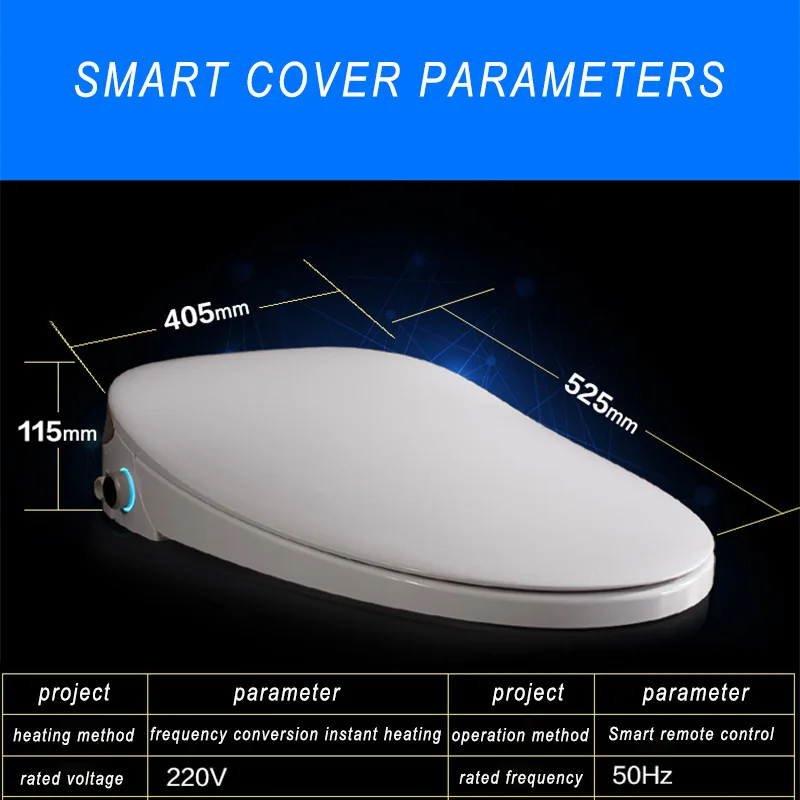 Wetips Smart Heated Toilet Seat WC Sitz Intelligent Water Closet Cover Heating Wash Clean Dry Ass Vaginal Automatic Lid | Обустройство