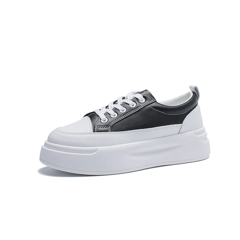 

2021 Summer New Small White Board Shoes Female Versatile Pu Casual Thin White Shoes Sport Hot Style Flats Shoes Women Boarding