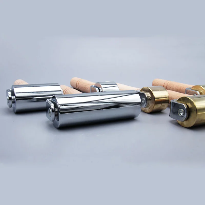 Деревянный кожаный ролик для рукоделия ручной работы инструмент