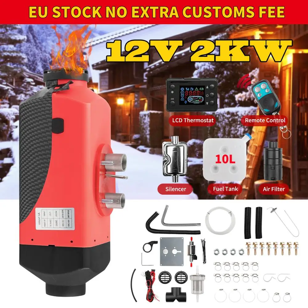 Воздушный дизельный Обогреватель 2 кВт 12 В стояночный обогреватель