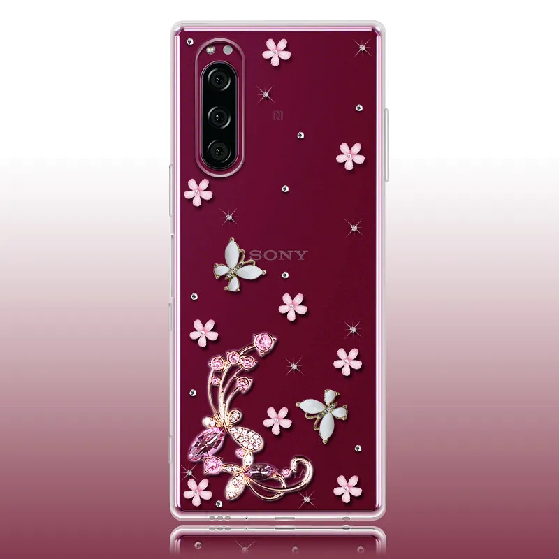 Чехол для Sony Xperia XZ3 XA2 X XA XA1 Ultra XZ XZ1 PLUS L1 L2 L3 L4 чехол 1 5 10 II Plus со стразами и