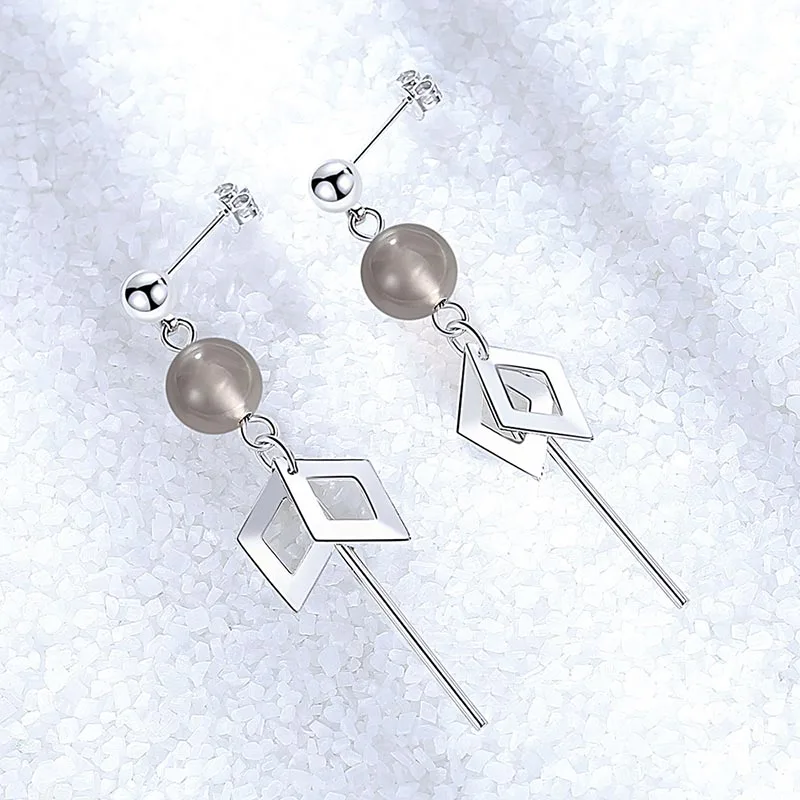 Женские серьги с кисточками XIYANIKE длинные висячие из стерлингового серебра 925