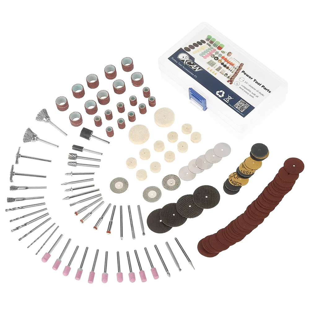 

141pcs Mini Rotary Electric Grinder Tool Accessories Grinding Polishing Drill Cutting Grinding Drill Cutting Sand Tool Kit Set