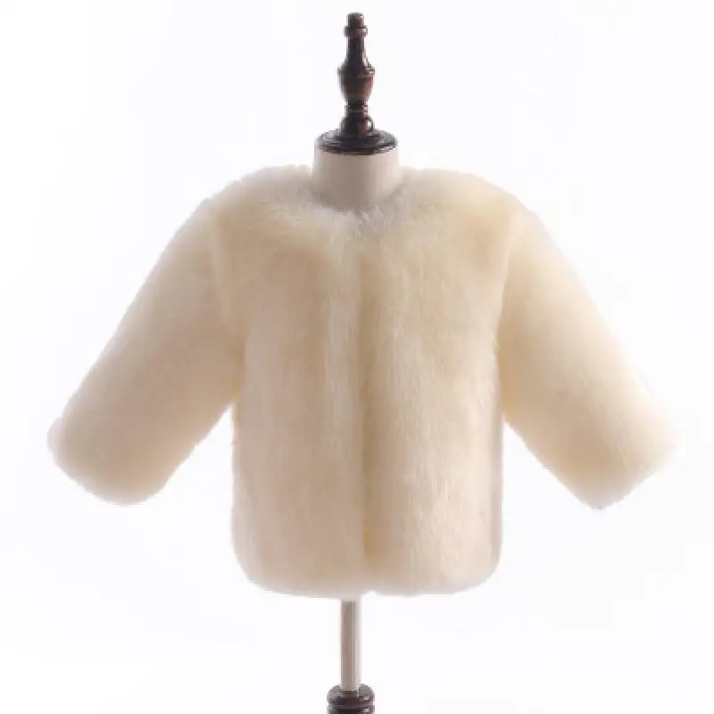 2018 зимняя плотная теплая одежда для маленьких девочек пальто с воротником из