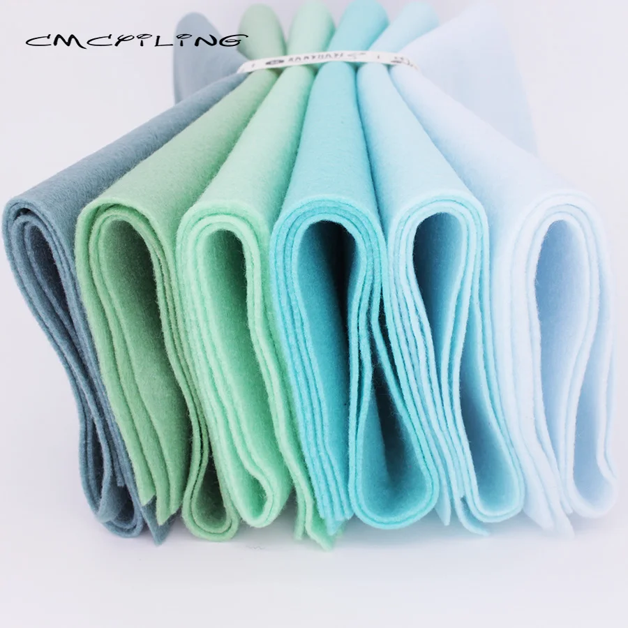 1 2 мм горошек зеленая ткань для шитья войлочная рукоделия ручной работы кукол