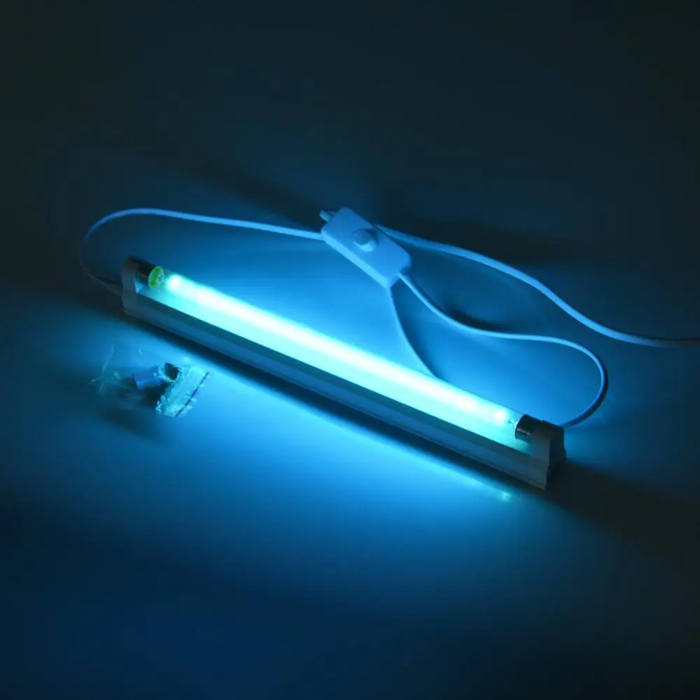 UV-C ультрафиолетовых кварцевых ламп лампы 6W 8W UVC T5 трубки УФ стерилизатор
