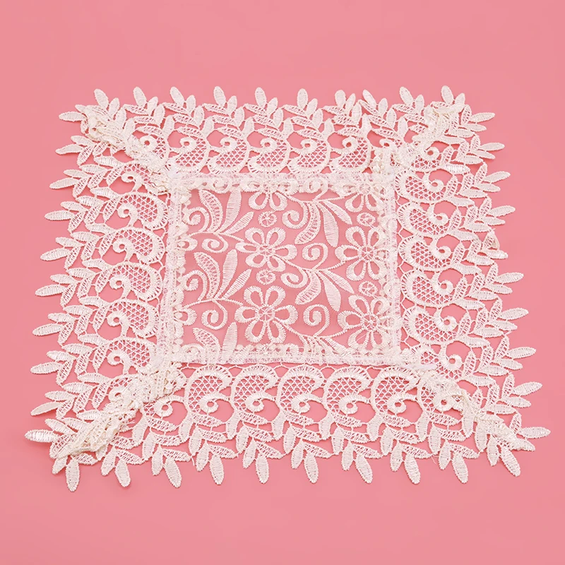 Кружевная салфетка ажурная вышивка подстилка для стола Круглый квадратный