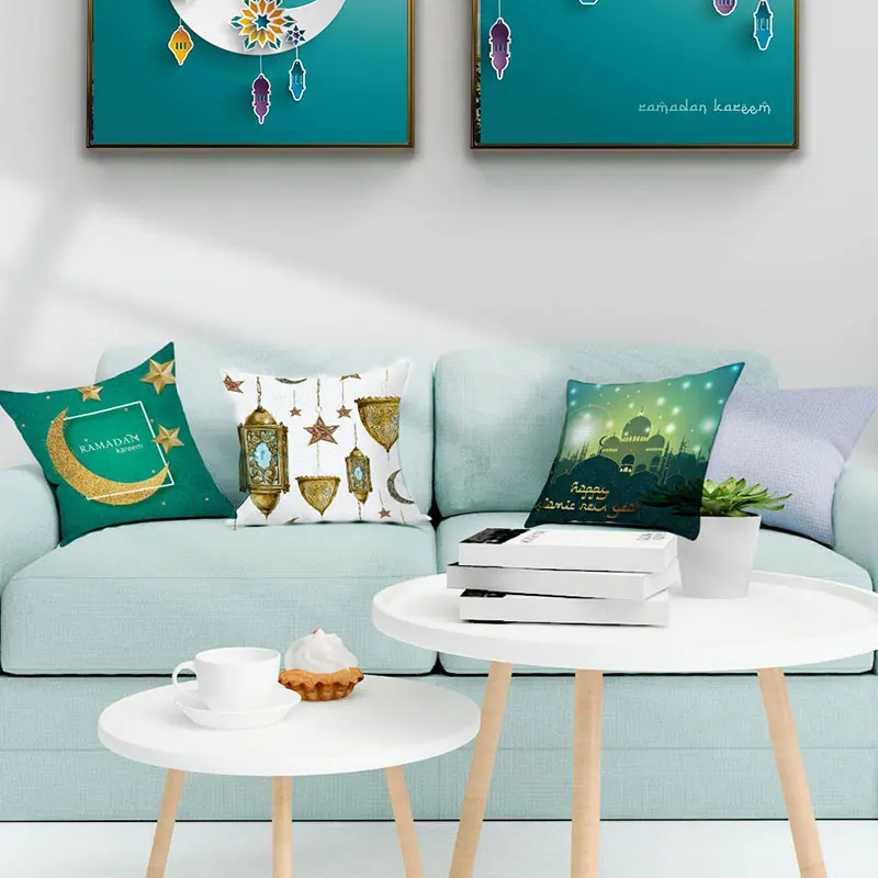 

Non-fading Well-designed Printed Pillowcase Generous Pillow Cover Beautiful Household Hug Pillowcase Unique Decoration Colorful