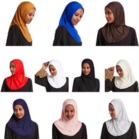 women%e2%80%99s modal cotton muslim islamic arabic scarf mini long hijab caps