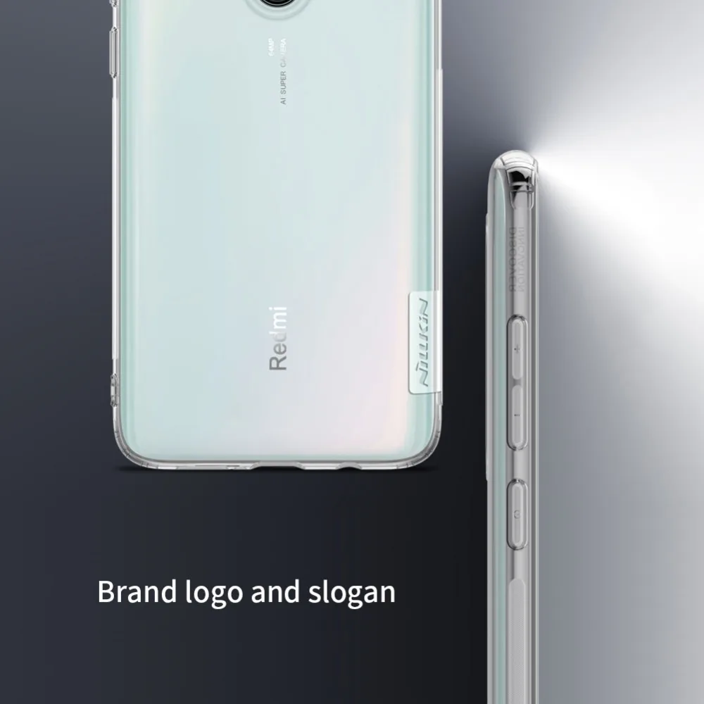 Прозрачный чехол для xiaomi redmi note 8 pro NILLKIN Nature TPU Прозрачная мягкая задняя крышка redmi note 8 pro Чехол в подарок держатель для телефона