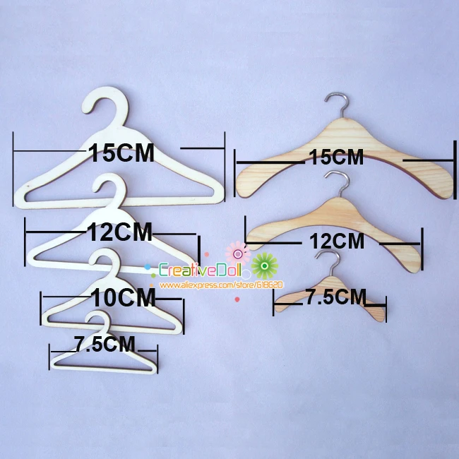 5 шт./лот качественные деревянные металлические вешалки для куклы Blythe 1/3 1/4 1/6 BJD