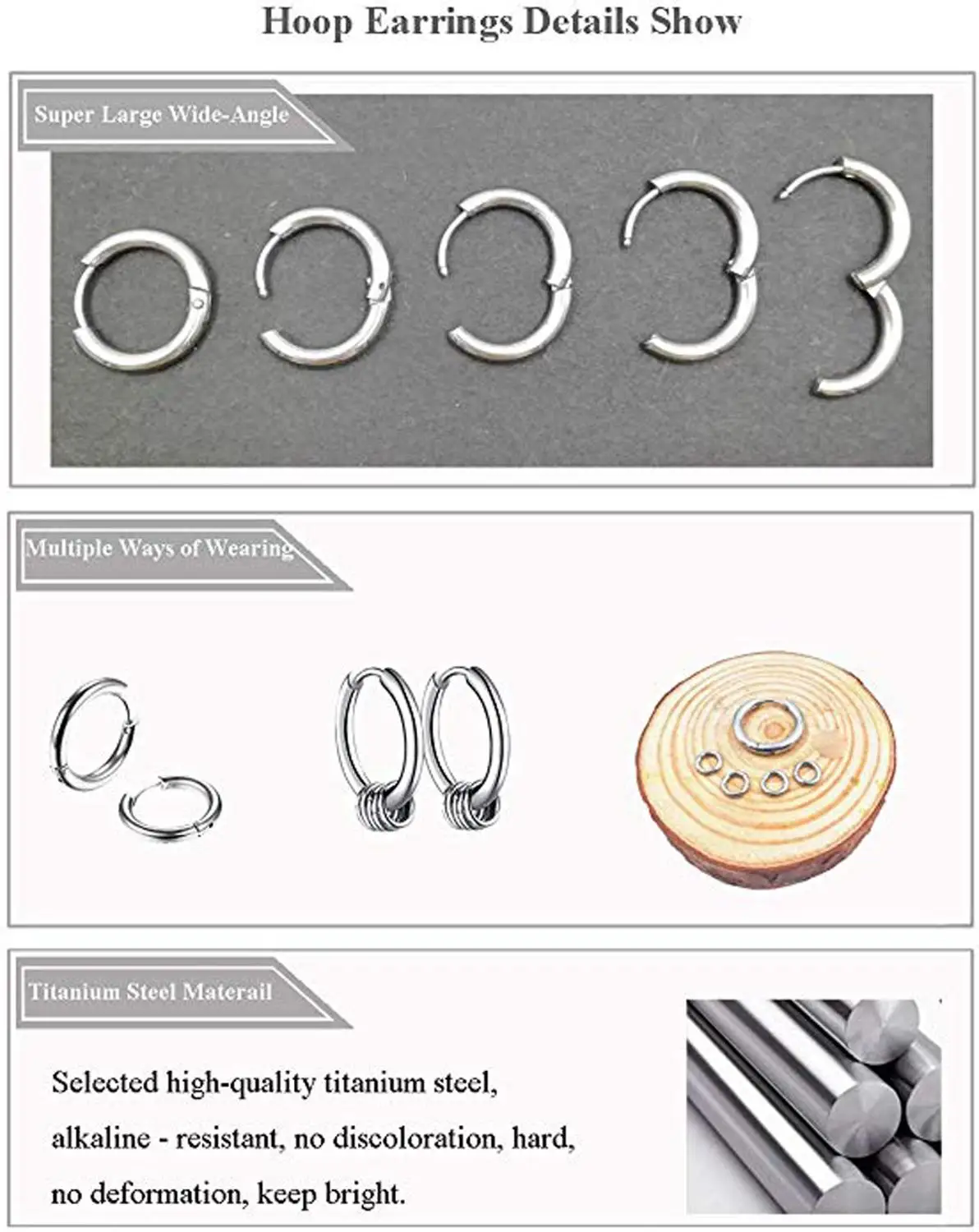 Мужские круглые серьги кольца простые Стильные гвоздики маленькие пирсинг в