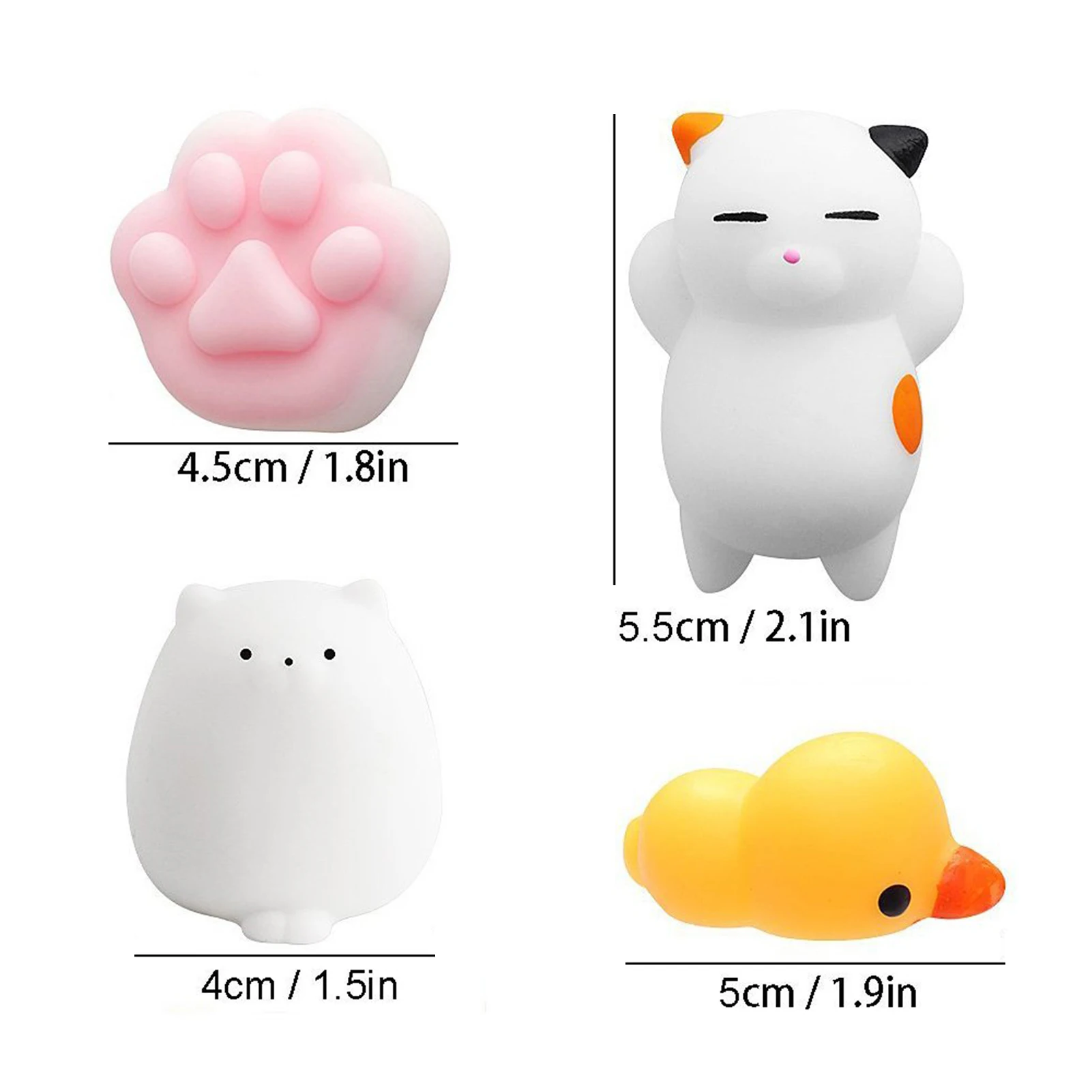 

Cartoon Animal Squeeze Sensory Decompression Fidget Toys Children Animal Model Soft Pressure Relief Bubble Educational Toys