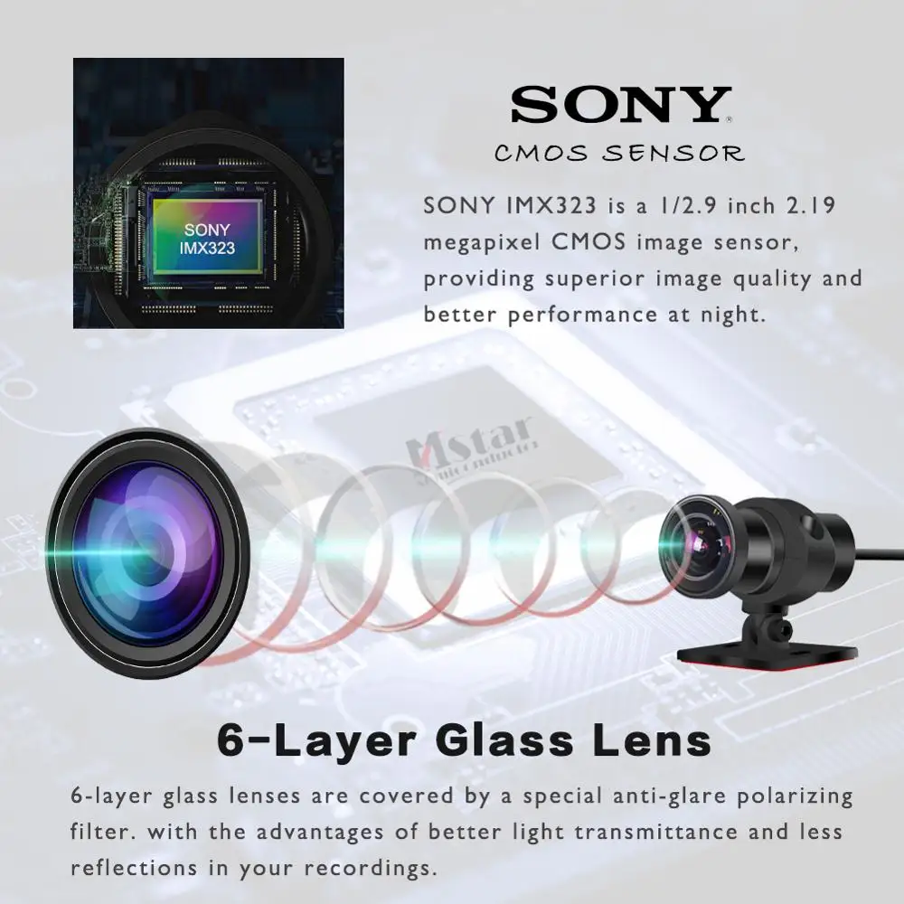 Видеорегистратор для мотоцикла VSYSTO 1080P 140/170 градусов без экрана - купить по