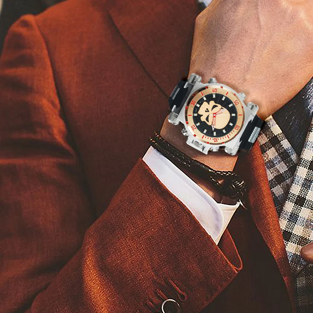 Часы наручные WINNER Мужские кварцевые в стиле хип-хоп спортивные брендовые