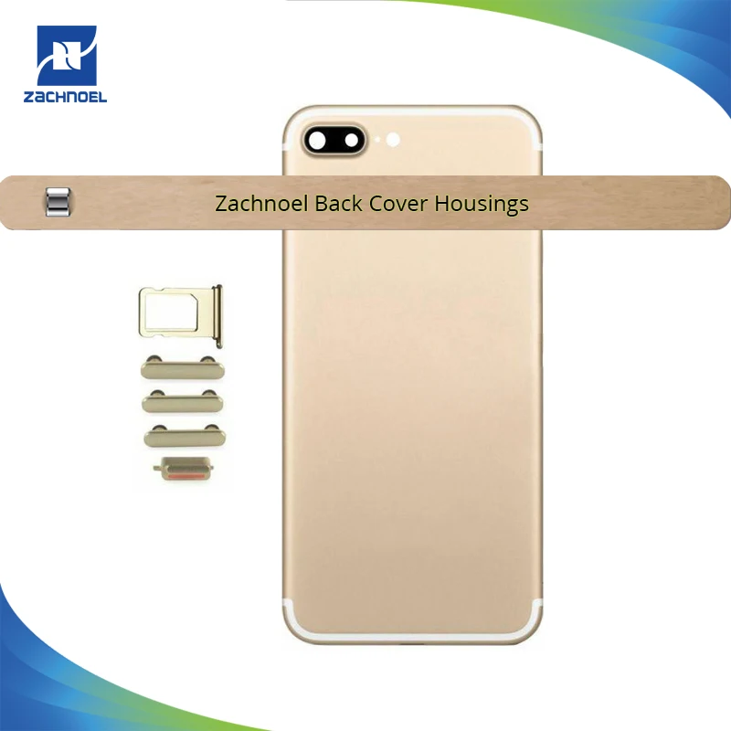 

Back Housing for IPhone 7 7G 7Plus Plus Middle Frame Bezel Chassis Back Battery Door Rear Cover Body Red Matte Jet Black Gold