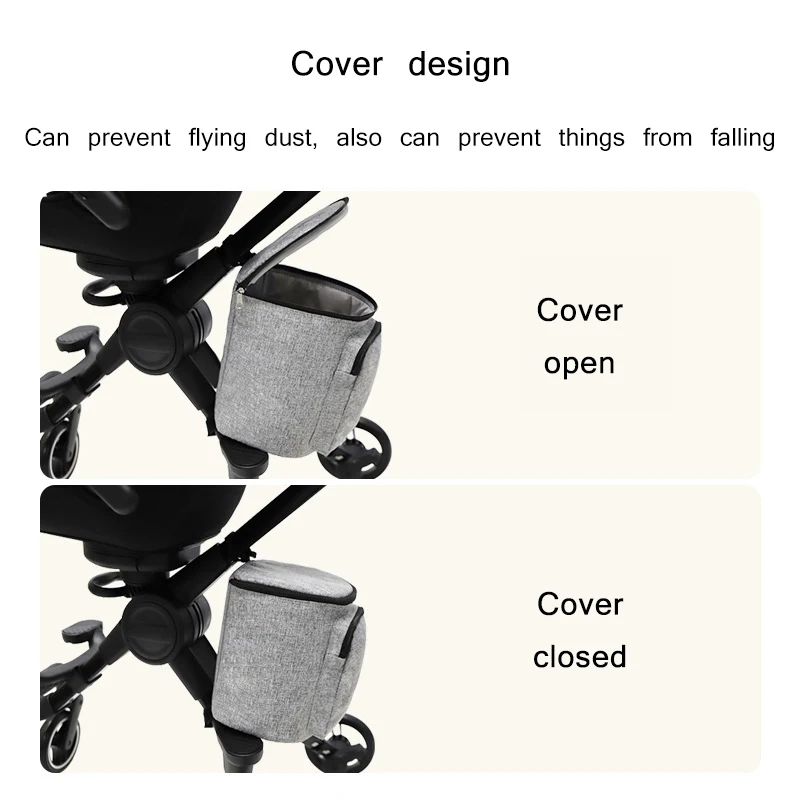 

Baby Stroller Bag Nappy Diaper Storage Bag Pram Trolley Stroller Diaper Hanging Bag Cart Storage Organizer Stroller Accessories