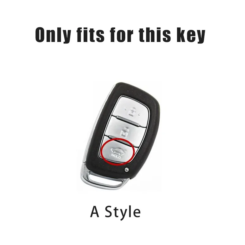 

ABS Car Key Case Cover For Hyundai i10 i20 i30 HB20 IX25 IX35 IX45 TUCSON Avante Key Cover Holder Car Accessories Interior