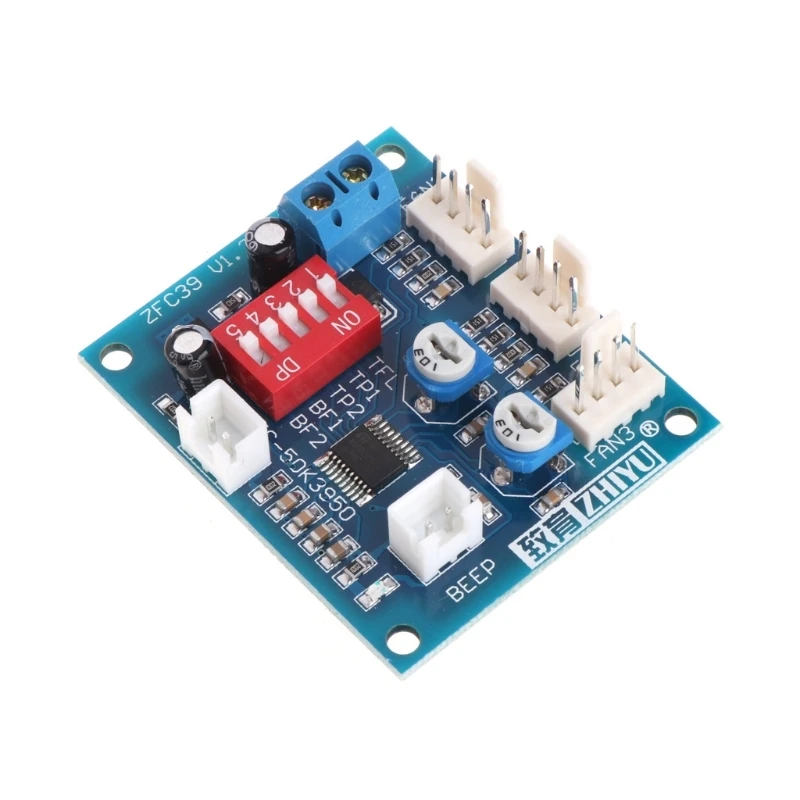 12V PC cpu 4 проводной вентилятор контроль температуры PWM Модуль управления скоростью