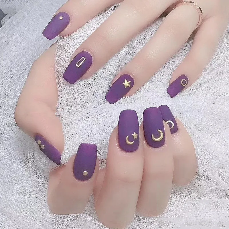 Металлические заклепки для ногтевого дизайна 12 ячеек ювелирные изделия звезда и