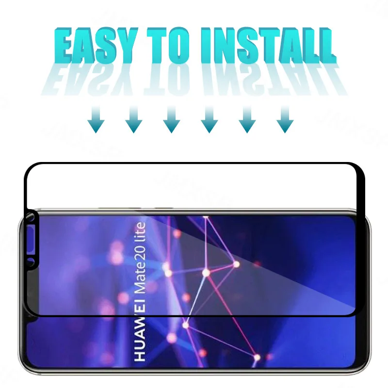 

4 in 1 Tempered Glass For Huawei Mate 20 30 10 Lite Protective Glass For Huawei Mate 20X 10 Pro P Smart Z 2019 Lens Glass Film