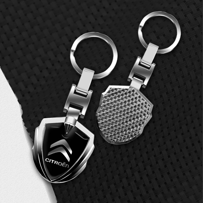 

1Pcs Keychain Car Styling 3D Metal Emblem Auto Key Rings Logo for Citroen C1 C2 C3 C4 C5 C6 C8 C4L DS3 DS4 DS5LS DS6 Accessories