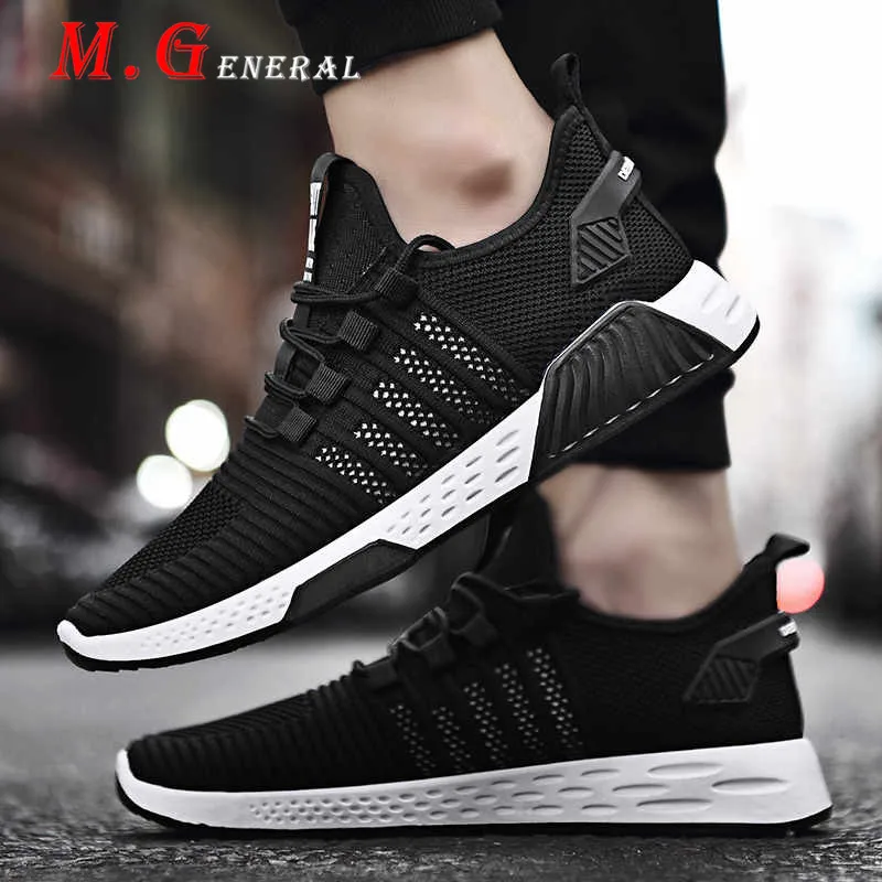 Кроссовки мужские сетчатые без шнуровки повседневные светильник сникерсы в