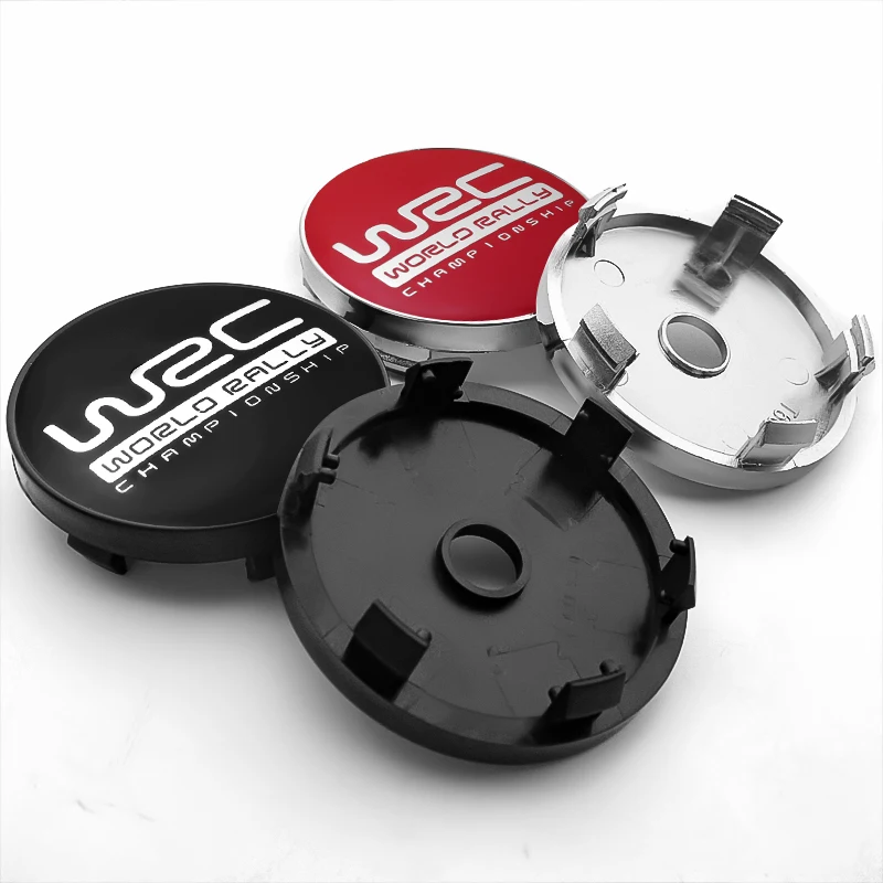 4 шт. 56/60 мм Центральная втулка колеса автомобиля крышки WRC эмблемы Стикеры