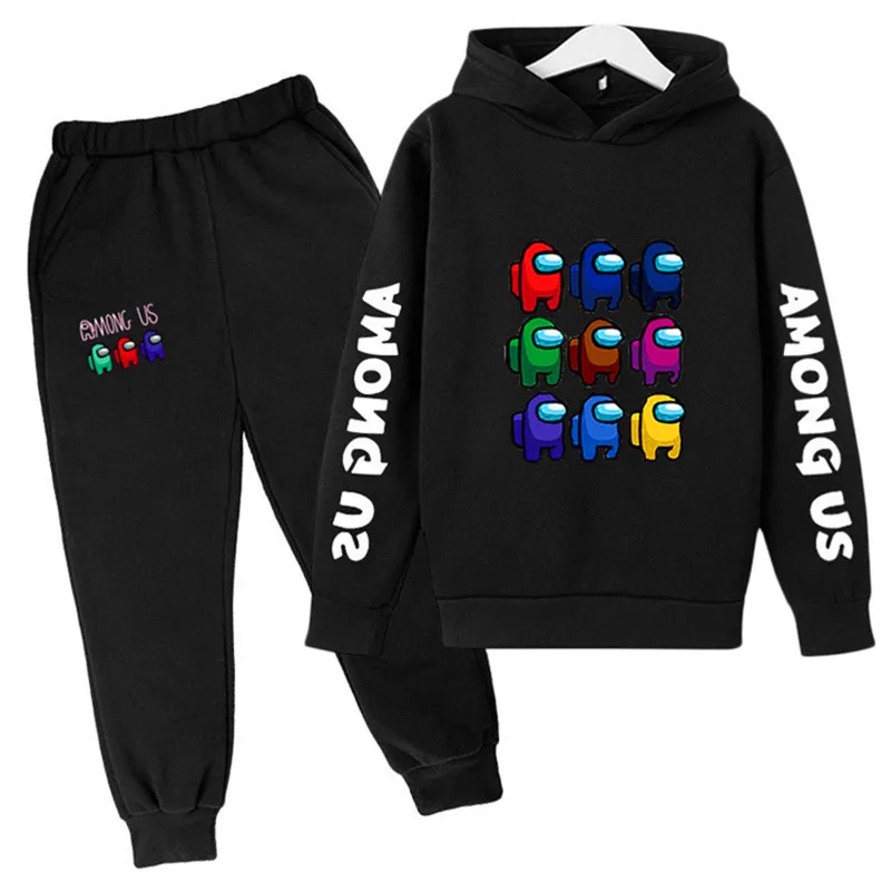 

Boys Among Us Anime Game Clothing Spring autumn Kids Clothing Suits Cartoon Sets Children Boy Girls Sports Tracksuits Suits