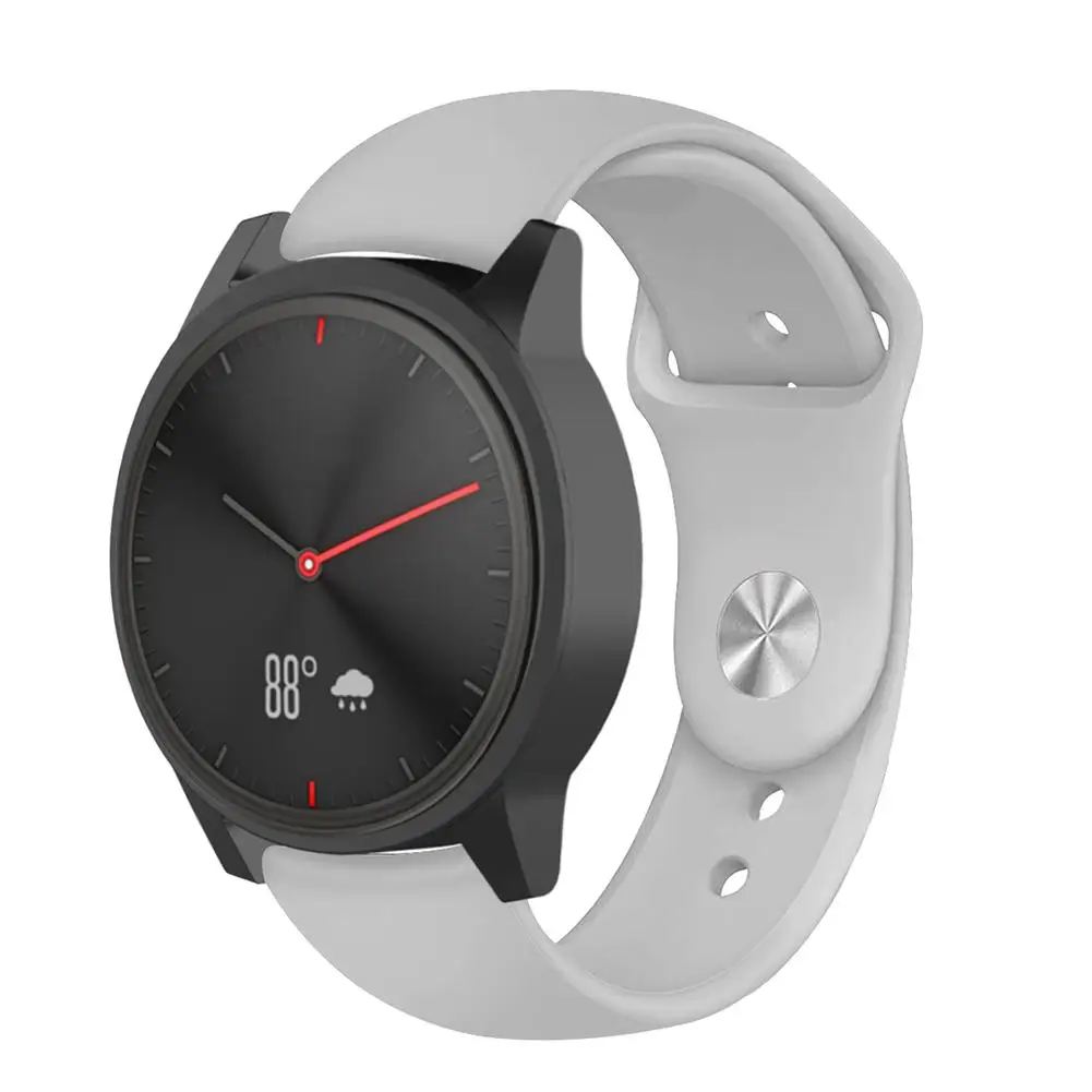 Цветной мягкий силиконовый сменный ремешок для Garmin Vivoactive3 Vivomove HR, умный Браслет для Garmin Vivoactive 3, ремешок для часов
