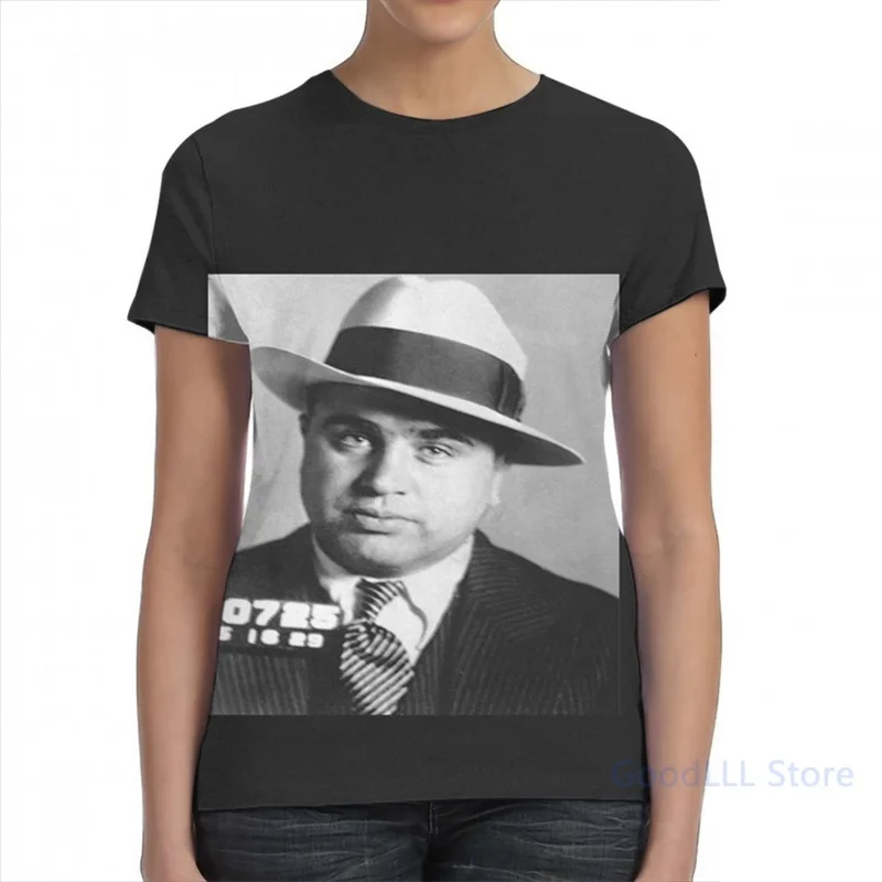 Al Capone Mafia Portrait men T-Shirt women all over print fashion girl t shirt boy tops tees Short Sleeve tshirts | Мужская одежда