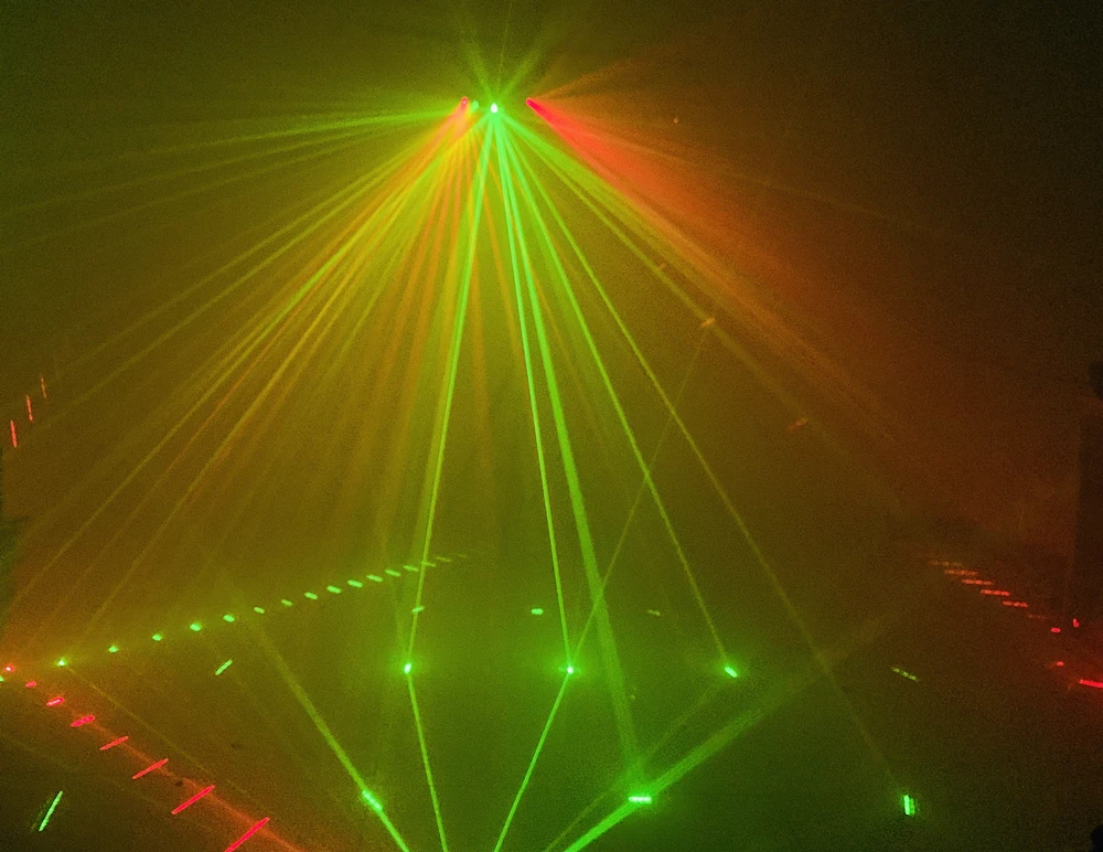 RGB лазерное изображение линии луч сканирует DMX DJ танцевальный бар кофе Рождество дома вечерние диско Эффект светильник ing светильник системы лазерный светильник Show