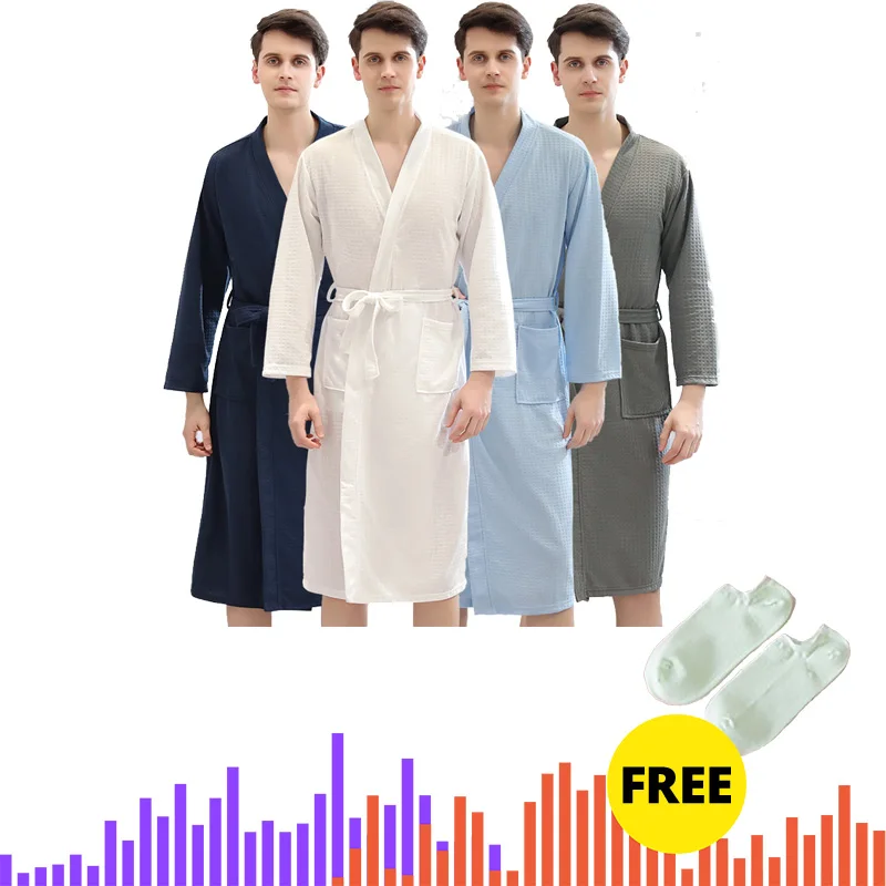 Мужские и женские летние кимоно Банный халат сосать воду мужской сексуальный