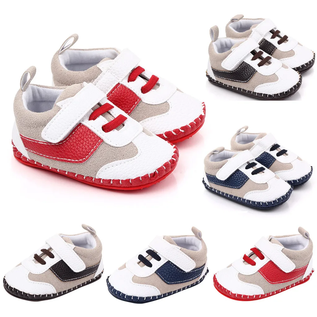 Обувь для маленьких мальчиков и девочек удобная разноцветная модная обувь