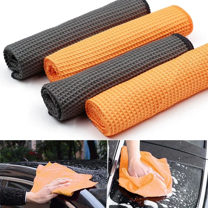 

Car Window Clean Microfiber Towels With Waffle Weave For Mitsubishi Motors Asx Lancer 10 9 X Outlander Xl Pajero Sport 4 L200