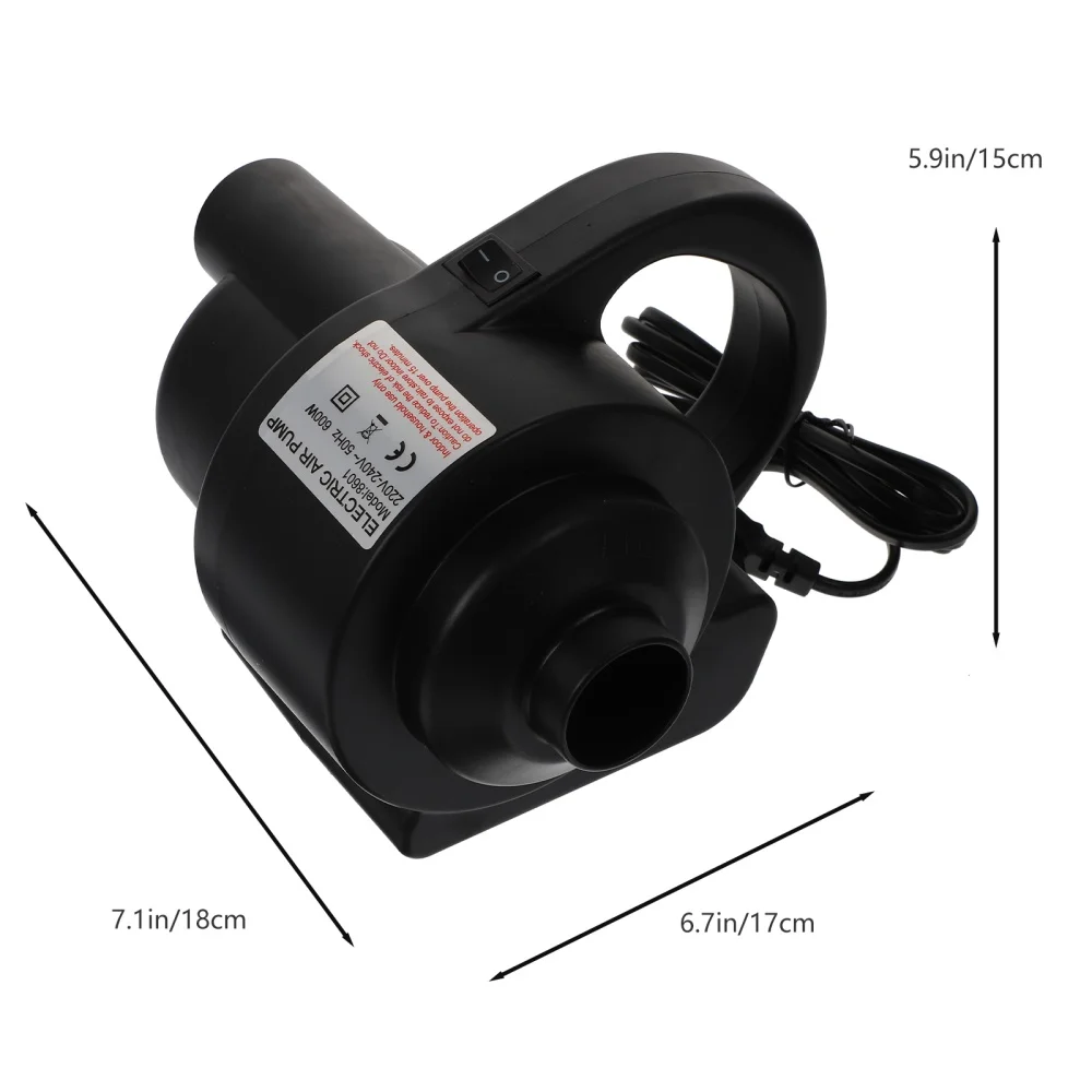 

1 Set Air Pump Electric Air Inflator for Inflatable Bed Swimming Ring (Plug